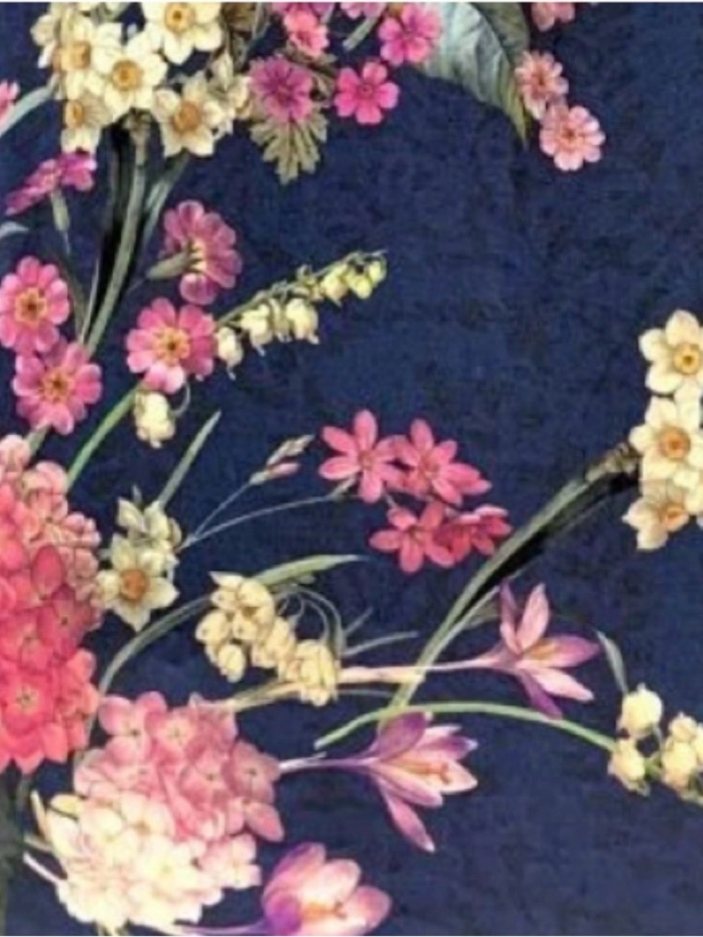 Johnny Was Willowa Blue Floral Polo Dress - Picture 6 of 11
